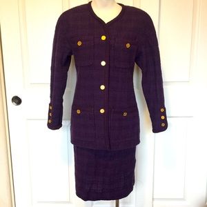 CHANEL Vintage Suit Blazer & Skirt